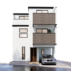 外観イメージパース※実際の完成建物とは色等が異なる場合がございます。※家具等は販売価格に含まれません。外観