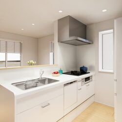 キッチン※実際の完成建物とは色等が異なる場合がございます。※家具等は販売価格に含まれません。キッチン