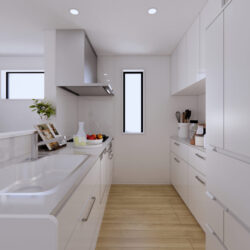 キッチン※実際の完成建物とは色等が異なる場合がございます。※家具等は販売価格に含まれません。キッチン